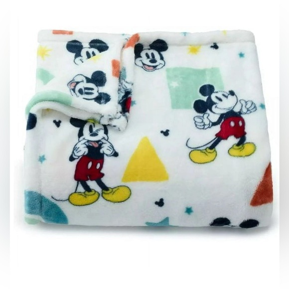 Other - New Disney's Mickey Mouse Oversized Supersoft Printed, 60 × 72 Plush Throw